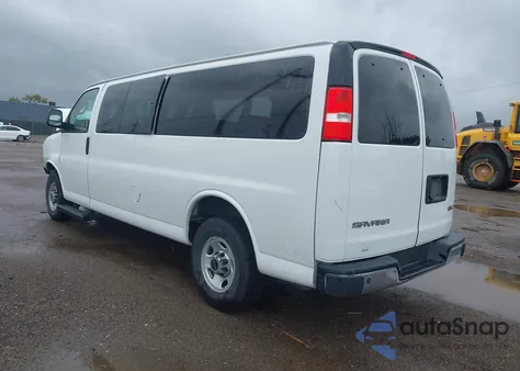 2020 GMC Savana Cargo Rwd 3500 Extended Wheelbase Lt from USA, damaged, VIN 1GJZ7PFP9L1262235